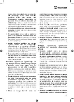 Предварительный просмотр 271 страницы Würth AWS 18-115 P COMPACT Translation Of The Original Operating Instructions