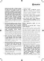 Предварительный просмотр 280 страницы Würth AWS 18-115 P COMPACT Translation Of The Original Operating Instructions