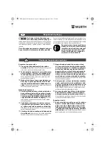 Предварительный просмотр 94 страницы Würth BM 10-E COMPACT Operating Instructions Manual