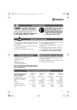 Preview for 20 page of Würth DSA 11-S Translation Of The Original Operating Instructions