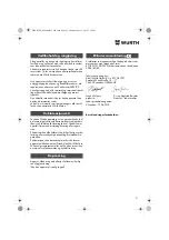 Preview for 31 page of Würth DSA 11-S Translation Of The Original Operating Instructions