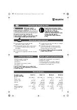 Preview for 44 page of Würth DSA 11-S Translation Of The Original Operating Instructions