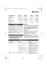 Preview for 57 page of Würth DSA 11-S Translation Of The Original Operating Instructions