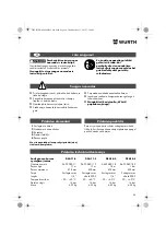 Preview for 68 page of Würth DSA 11-S Translation Of The Original Operating Instructions