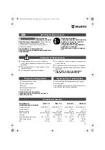 Preview for 74 page of Würth DSA 11-S Translation Of The Original Operating Instructions