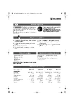 Preview for 77 page of Würth DSA 11-S Translation Of The Original Operating Instructions