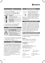 Preview for 24 page of Würth DSS 1/2" Premium Compact Translation Of The Original Operating Instructions