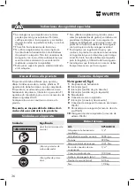 Preview for 36 page of Würth DSS 1/2" Premium Compact Translation Of The Original Operating Instructions