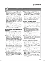 Preview for 83 page of Würth DSS 1/2" Premium Compact Translation Of The Original Operating Instructions