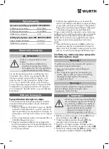 Preview for 86 page of Würth DSS 1/2" Premium Compact Translation Of The Original Operating Instructions