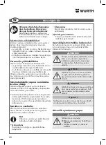 Preview for 88 page of Würth DSS 1/2" Premium Compact Translation Of The Original Operating Instructions