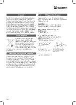 Preview for 94 page of Würth DSS 1/2" Premium Compact Translation Of The Original Operating Instructions