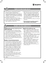 Preview for 96 page of Würth DSS 1/2" Premium Compact Translation Of The Original Operating Instructions