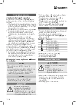 Preview for 114 page of Würth DSS 1/2" Premium Compact Translation Of The Original Operating Instructions