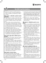 Preview for 118 page of Würth DSS 1/2" Premium Compact Translation Of The Original Operating Instructions