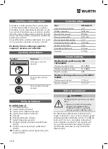 Preview for 120 page of Würth DSS 1/2" Premium Compact Translation Of The Original Operating Instructions