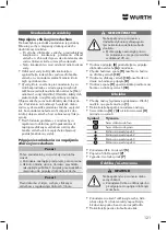 Preview for 121 page of Würth DSS 1/2" Premium Compact Translation Of The Original Operating Instructions