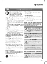 Preview for 123 page of Würth DSS 1/2" Premium Compact Translation Of The Original Operating Instructions