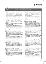 Preview for 125 page of Würth DSS 1/2" Premium Compact Translation Of The Original Operating Instructions