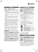 Preview for 135 page of Würth DSS 1/2" Premium Compact Translation Of The Original Operating Instructions