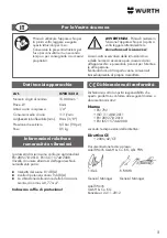 Preview for 5 page of Würth DSW 15 Original Operating Instructions