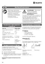 Preview for 26 page of Würth DSW 15 Original Operating Instructions