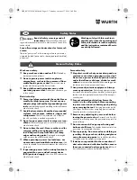 Preview for 12 page of Würth EMS 12-A Translation Of The Original Operating Instructions