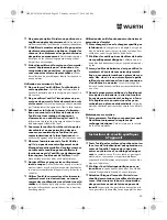 Preview for 29 page of Würth EMS 12-A Translation Of The Original Operating Instructions