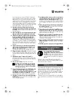 Preview for 30 page of Würth EMS 12-A Translation Of The Original Operating Instructions