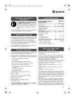 Preview for 39 page of Würth EMS 12-A Translation Of The Original Operating Instructions