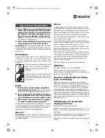 Preview for 58 page of Würth EMS 12-A Translation Of The Original Operating Instructions