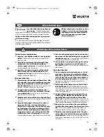 Preview for 60 page of Würth EMS 12-A Translation Of The Original Operating Instructions