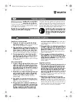 Preview for 88 page of Würth EMS 12-A Translation Of The Original Operating Instructions