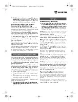 Preview for 93 page of Würth EMS 12-A Translation Of The Original Operating Instructions