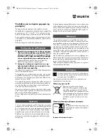 Preview for 95 page of Würth EMS 12-A Translation Of The Original Operating Instructions