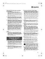 Preview for 182 page of Würth EMS 12-A Translation Of The Original Operating Instructions