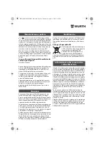 Предварительный просмотр 26 страницы Würth EMS 450-1.7 Compact Operating Instructions Manual