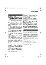 Предварительный просмотр 31 страницы Würth EMS 450-1.7 Compact Operating Instructions Manual