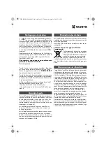 Предварительный просмотр 32 страницы Würth EMS 450-1.7 Compact Operating Instructions Manual