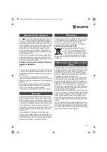 Предварительный просмотр 38 страницы Würth EMS 450-1.7 Compact Operating Instructions Manual