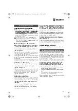 Предварительный просмотр 43 страницы Würth EMS 450-1.7 Compact Operating Instructions Manual