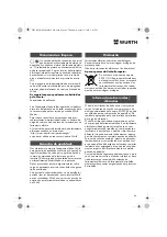 Предварительный просмотр 44 страницы Würth EMS 450-1.7 Compact Operating Instructions Manual