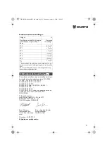 Предварительный просмотр 51 страницы Würth EMS 450-1.7 Compact Operating Instructions Manual