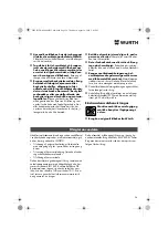 Предварительный просмотр 54 страницы Würth EMS 450-1.7 Compact Operating Instructions Manual