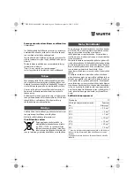 Предварительный просмотр 68 страницы Würth EMS 450-1.7 Compact Operating Instructions Manual