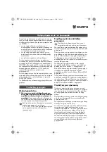 Предварительный просмотр 79 страницы Würth EMS 450-1.7 Compact Operating Instructions Manual