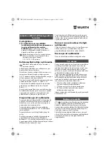 Предварительный просмотр 85 страницы Würth EMS 450-1.7 Compact Operating Instructions Manual