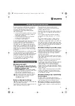 Предварительный просмотр 91 страницы Würth EMS 450-1.7 Compact Operating Instructions Manual