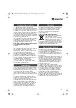 Предварительный просмотр 98 страницы Würth EMS 450-1.7 Compact Operating Instructions Manual