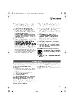 Предварительный просмотр 102 страницы Würth EMS 450-1.7 Compact Operating Instructions Manual